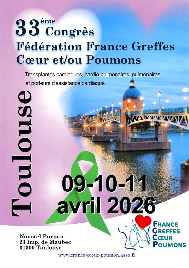 Congrès France Greffe Cœur et/ou Poumons